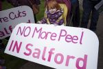 Salford Council Anti-Cuts Protest